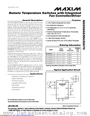 MAX6670AUB55+ datasheet pdf MAXIM - Dallas Semiconductor