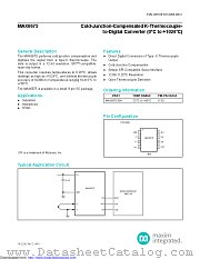 MAX6675ISA+ datasheet pdf MAXIM - Dallas Semiconductor