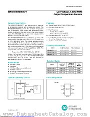 MAX6676AUT3+T datasheet pdf MAXIM - Dallas Semiconductor