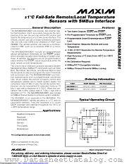 MAX6681MEE+ datasheet pdf MAXIM - Dallas Semiconductor
