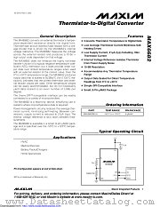 MAX6682MUA+T datasheet pdf MAXIM - Dallas Semiconductor