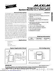 MAX6683AUB+T datasheet pdf MAXIM - Dallas Semiconductor