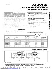MAX6686AU75H-T datasheet pdf MAXIM - Dallas Semiconductor