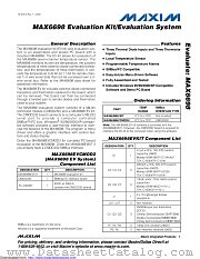 MAX6698EVKIT datasheet pdf MAXIM - Dallas Semiconductor