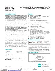 MAX6703LKA+ datasheet pdf MAXIM - Dallas Semiconductor