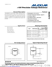 MAX674MSA/PR+ datasheet pdf MAXIM - Dallas Semiconductor