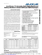 MAX6785TCB+ datasheet pdf MAXIM - Dallas Semiconductor