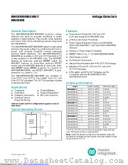 MAX6806US23+T datasheet pdf MAXIM - Dallas Semiconductor