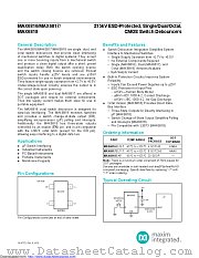 MAX6816EUS+TG48 datasheet pdf MAXIM - Dallas Semiconductor
