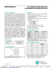 MAX6821LUK+T datasheet pdf MAXIM - Dallas Semiconductor