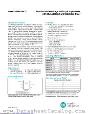 MAX6831WIUT datasheet pdf MAXIM - Dallas Semiconductor