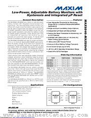 MAX6848KASD3+ datasheet pdf MAXIM - Dallas Semiconductor