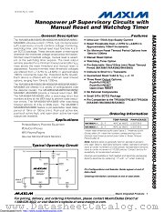 MAX6863UK29+ datasheet pdf MAXIM - Dallas Semiconductor