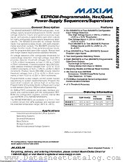 MAX6874 datasheet pdf MAXIM - Dallas Semiconductor