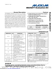 MAX6877EVKIT datasheet pdf MAXIM - Dallas Semiconductor