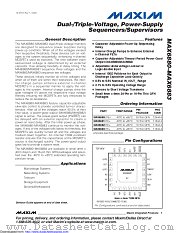MAX6880ETG+ datasheet pdf MAXIM - Dallas Semiconductor