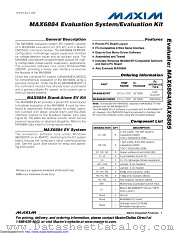 MAX6884EVKIT datasheet pdf MAXIM - Dallas Semiconductor
