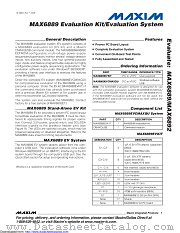 MAX6889EVKIT datasheet pdf MAXIM - Dallas Semiconductor
