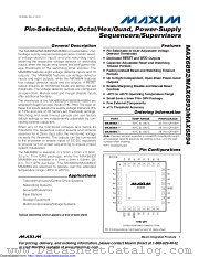 MAX6893ETI+ datasheet pdf MAXIM - Dallas Semiconductor