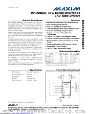 MAX6921AQI datasheet pdf MAXIM - Dallas Semiconductor