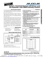 MAX6947 datasheet pdf MAXIM - Dallas Semiconductor