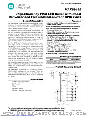 MAX6948BGWA+ datasheet pdf MAXIM - Dallas Semiconductor