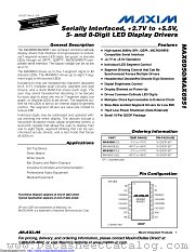 MAX6951CEE+ datasheet pdf MAXIM - Dallas Semiconductor