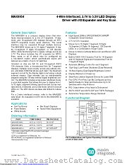 MAX6954APL+ datasheet pdf MAXIM - Dallas Semiconductor