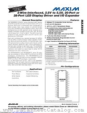 MAX6956AAX/V+ datasheet pdf MAXIM - Dallas Semiconductor