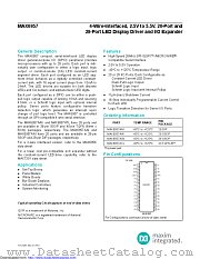 MAX6957AAX+T datasheet pdf MAXIM - Dallas Semiconductor