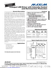 MAX6965ATE+ datasheet pdf MAXIM - Dallas Semiconductor