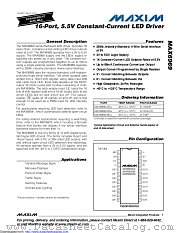 MAX6969ANG datasheet pdf MAXIM - Dallas Semiconductor