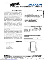 MAX6970AAE+T datasheet pdf MAXIM - Dallas Semiconductor