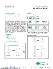 MAX698EWE+ datasheet pdf MAXIM - Dallas Semiconductor