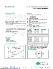 MAX703ESA-T datasheet pdf MAXIM - Dallas Semiconductor