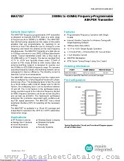 MAX7057 datasheet pdf MAXIM - Dallas Semiconductor