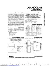 MAX7231BFIQH+D datasheet pdf MAXIM - Dallas Semiconductor