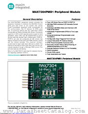 MAX7304PMB1 datasheet pdf MAXIM - Dallas Semiconductor