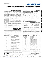 MAX7306EVKIT+ datasheet pdf MAXIM - Dallas Semiconductor