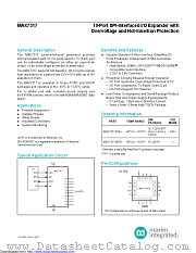 MAX7317ATE+TGH7 datasheet pdf MAXIM - Dallas Semiconductor
