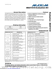 MAX7318EVKIT datasheet pdf MAXIM - Dallas Semiconductor