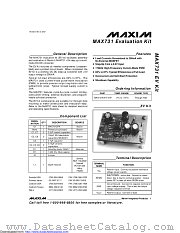 MAX731EVKIT-DIP datasheet pdf MAXIM - Dallas Semiconductor