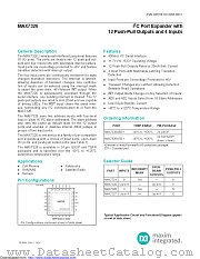 MAX7326ATG+ datasheet pdf MAXIM - Dallas Semiconductor