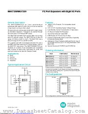 MAX7329AWE+T datasheet pdf MAXIM - Dallas Semiconductor