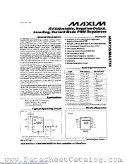 MAX735ESA-T datasheet pdf MAXIM - Dallas Semiconductor
