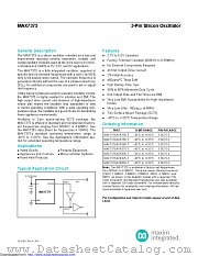 MAX7375AXR365+ datasheet pdf MAXIM - Dallas Semiconductor