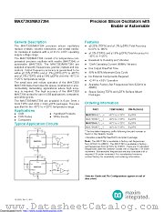 MAX7394 datasheet pdf MAXIM - Dallas Semiconductor