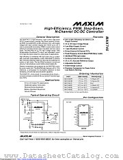 MAX746CPE+ datasheet pdf MAXIM - Dallas Semiconductor