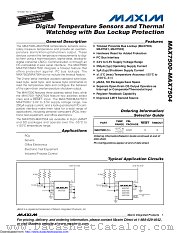 MAX7501MUA+ datasheet pdf MAXIM - Dallas Semiconductor