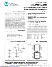 MAX757ESA+ datasheet pdf MAXIM - Dallas Semiconductor